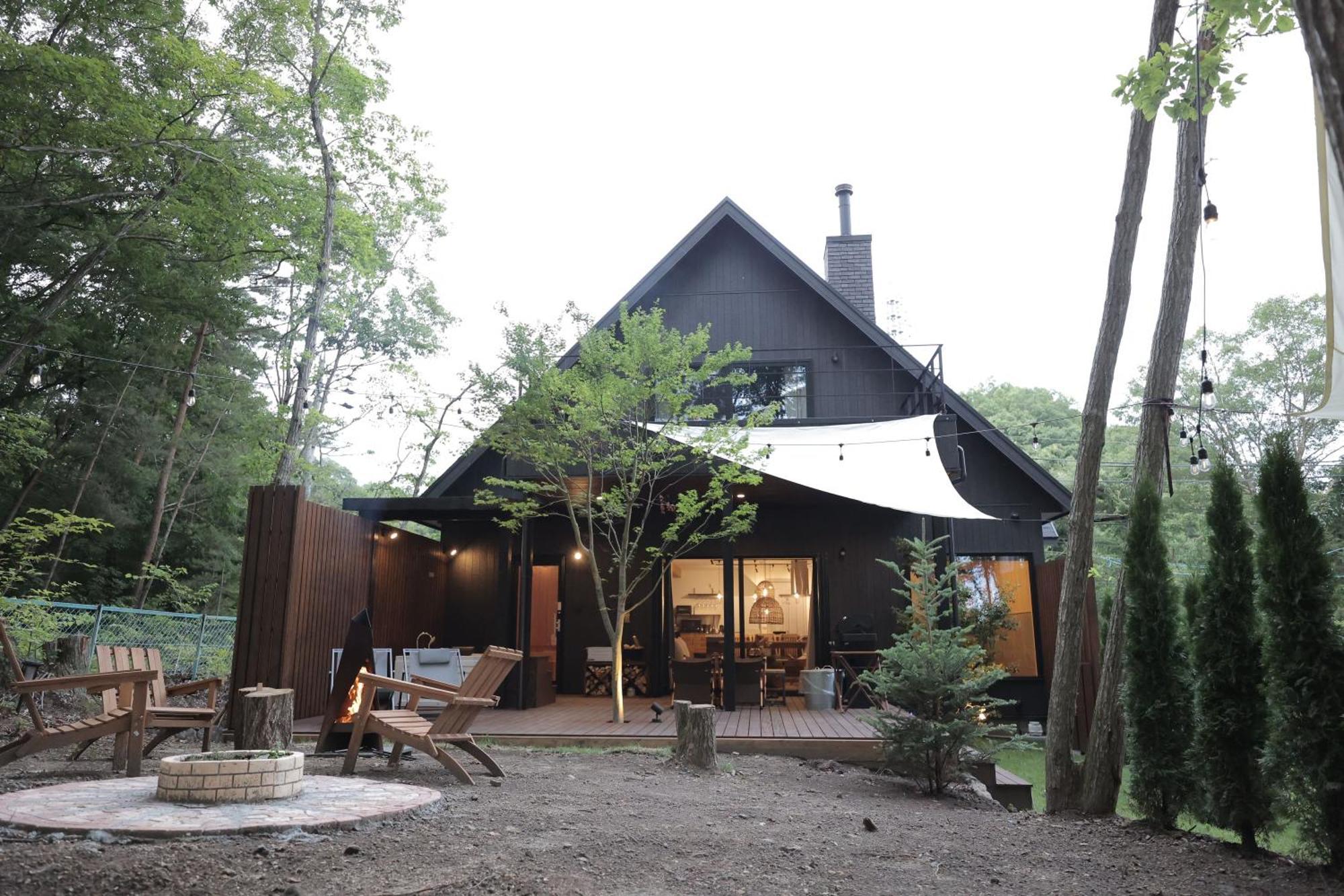 Sauna Forest Cabin 軽井沢 御代田　Mori-Asobi Oiwake Eksteriør billede