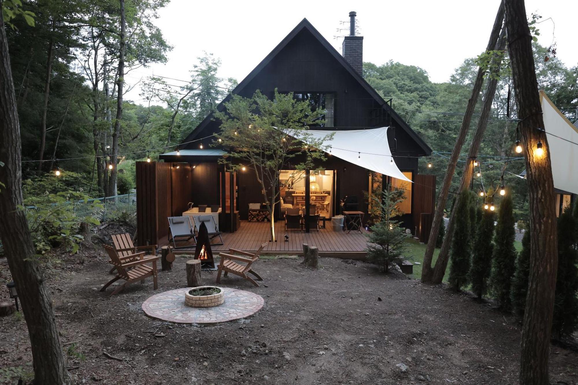 Sauna Forest Cabin 軽井沢 御代田　Mori-Asobi Oiwake Eksteriør billede